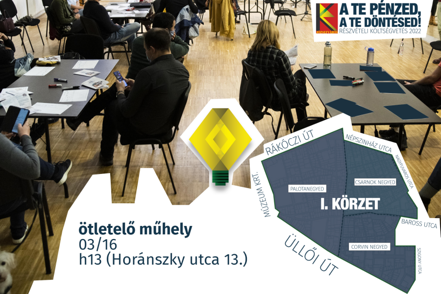 Ötletelő műhely – Palotanegyed