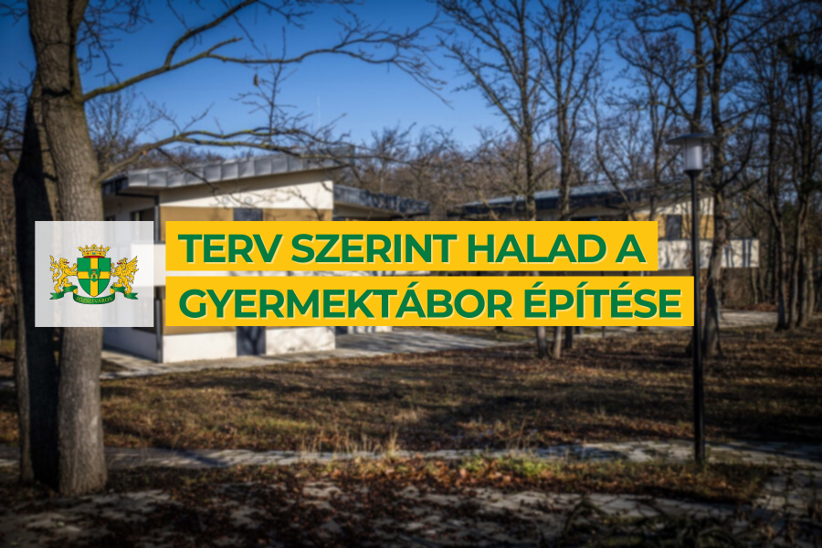 Terv szerint halad a káptalanfüredi gyermektábor építése