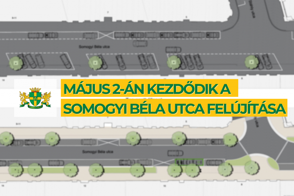 Somogyi Béla utca: május 2-án kezdődik a felújítás