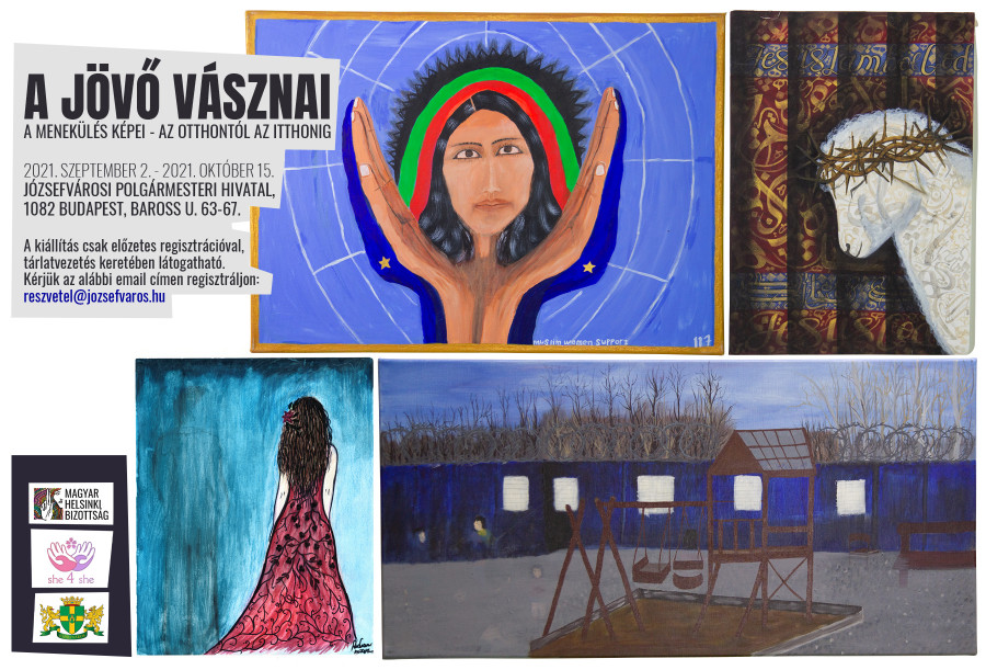 A jövő vásznai – kiállítás a Józsefvárosi Önkormányzat Polgármesteri Hivatalában