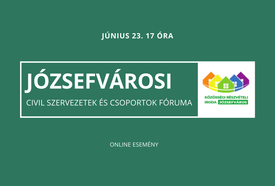 Józsefvárosi kötődésű civil szervezetek és csoportok online fóruma
