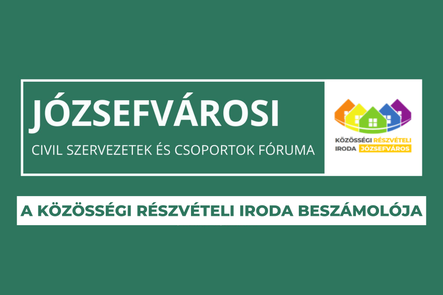 Józsefvárosi kötődésű civil szervezetek és csoportok online fóruma – beszámoló