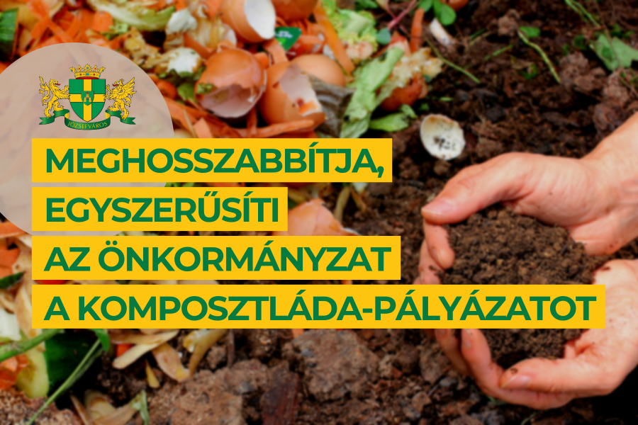 Egyszerűsíti az önkormányzat a komposztláda-pályázatot