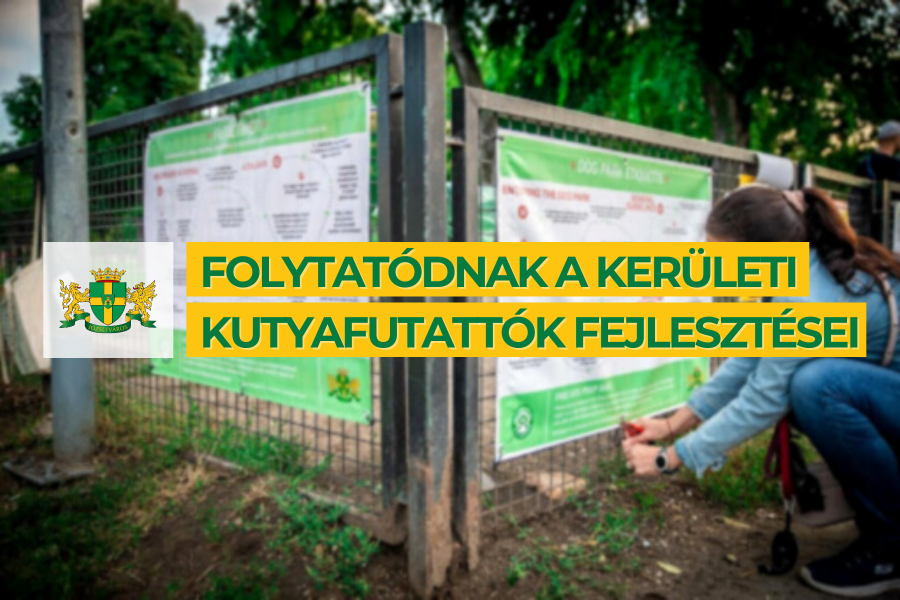 Idén is folytatódnak a kerületi kutyafutattók fejlesztései
