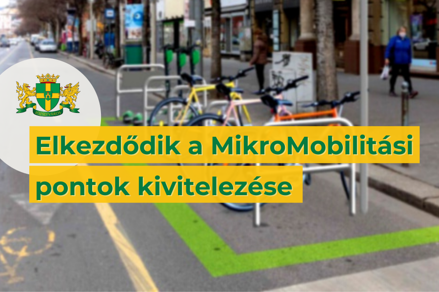 Elkezdődik a MikroMobilitási pontok kivitelezése