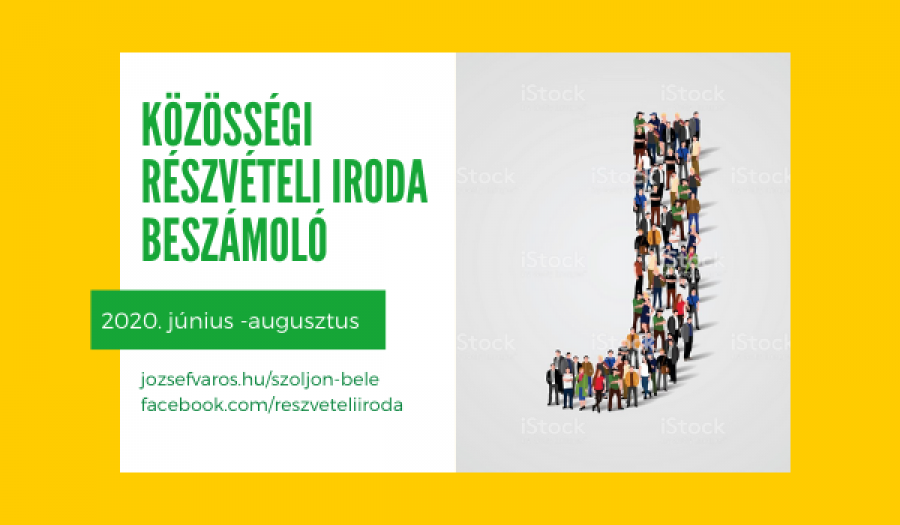 Közösségi Részvételi Iroda 2020. június-augusztus