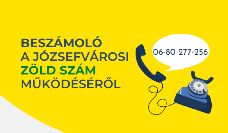 Beszámoló a józsefvárosi zöld szám működéséről (2020)