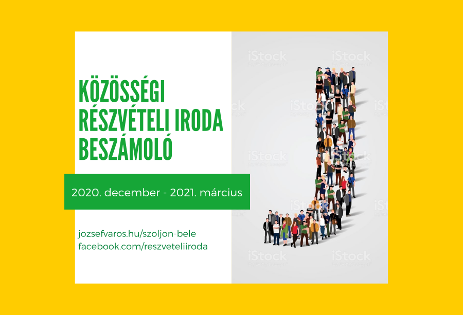 Közösségi Részvételi Iroda 2020. december – 2021. március
