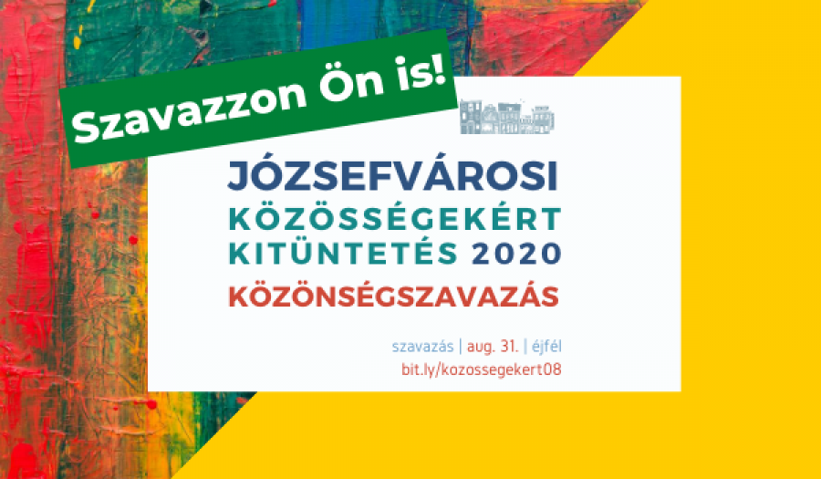 Közönségszavazás: Józsefvárosi Közösségekért kitüntetés