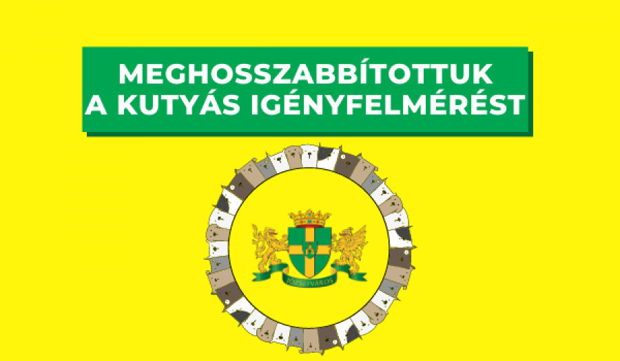 Meghosszabbítottuk a kutyás igényfelmérést!