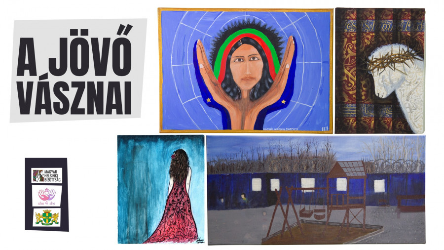 A Jövő vásznai: kiállításmegnyitó a Polgármesteri Hivatalban