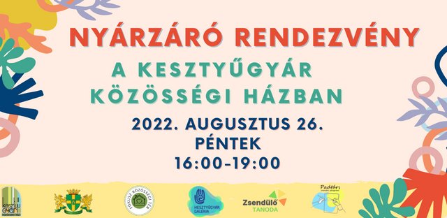 Nyárzáró rendezvény a Kesztyűgyárban