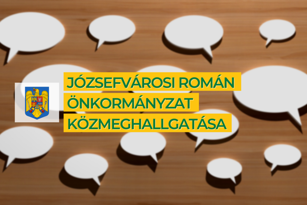 Józsefvárosi Román Önkormányzat Közmeghallgatás 2022.