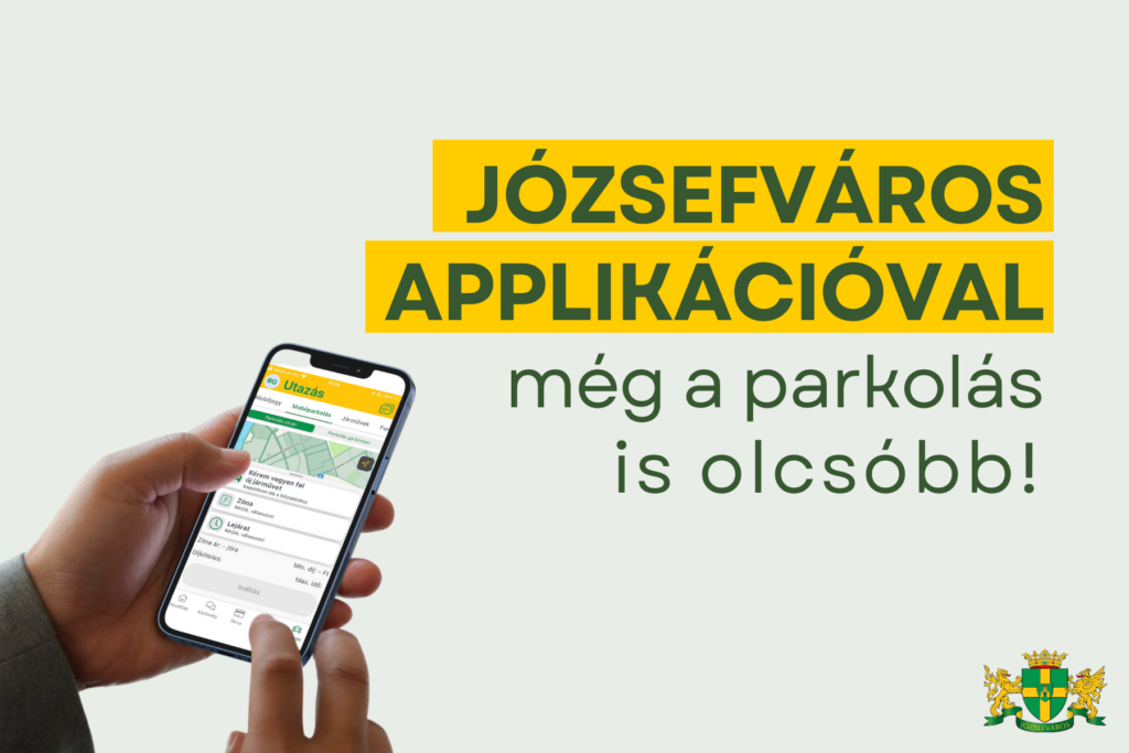 Józsefváros applikációval még a parkolás is olcsóbb!