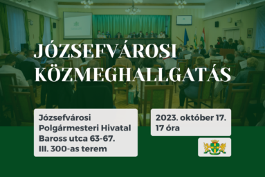 Józsefvárosi közmeghallgatás 2023