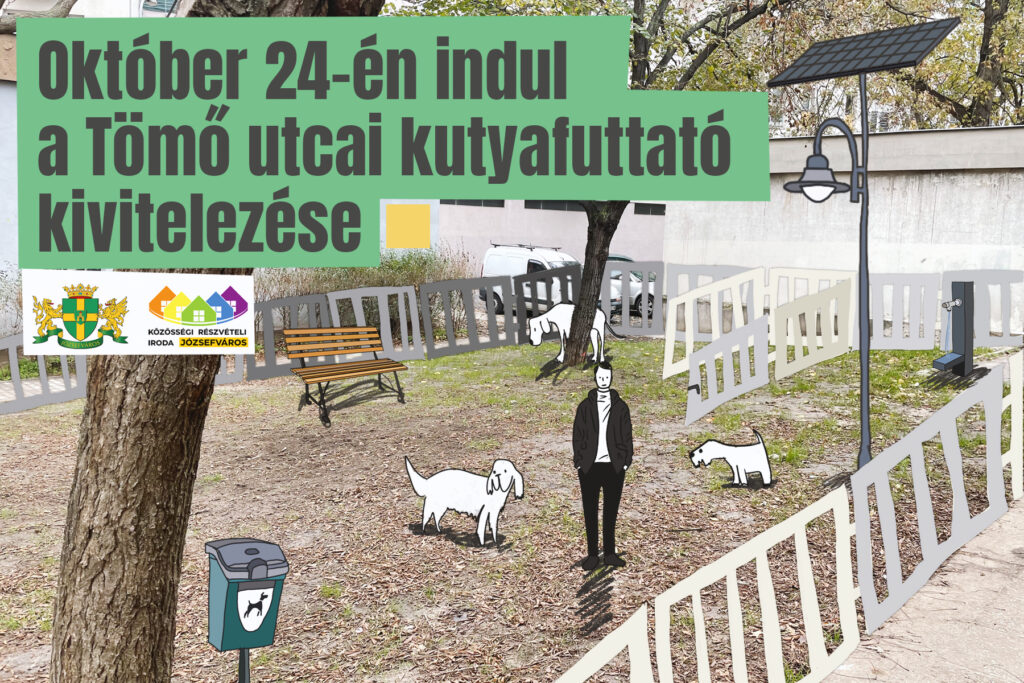 Október 24-én indul a Tömő utcai kutyafuttató kivitelezése  