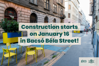 Construction starts on January 16 in Bacsó Béla utca!