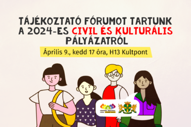 Tájékoztató fórum a Józsefvárosi Önkormányzat 2024-es civil és kulturális pályázatáról