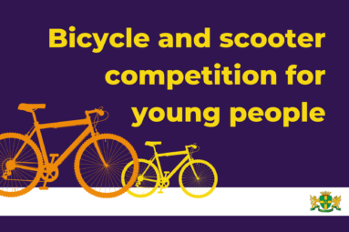 Bicycle and scooter competition for young people