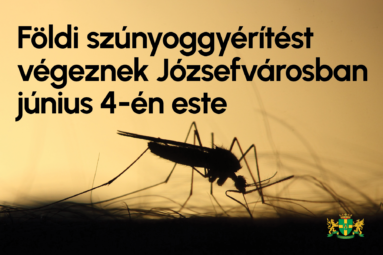 Földi szúnyoggyérítést végeznek Józsefvárosban június 4-én este
