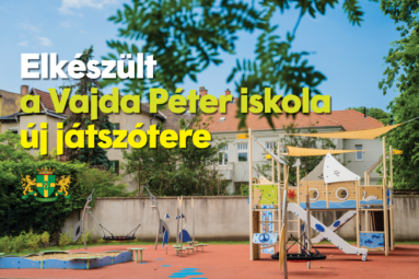 Elkészült a Vajda Péter iskola új játszótere