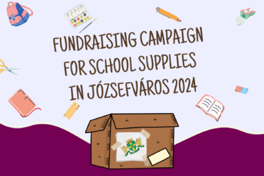 Fundraising campaign for school supplies in Józsefváros 2024