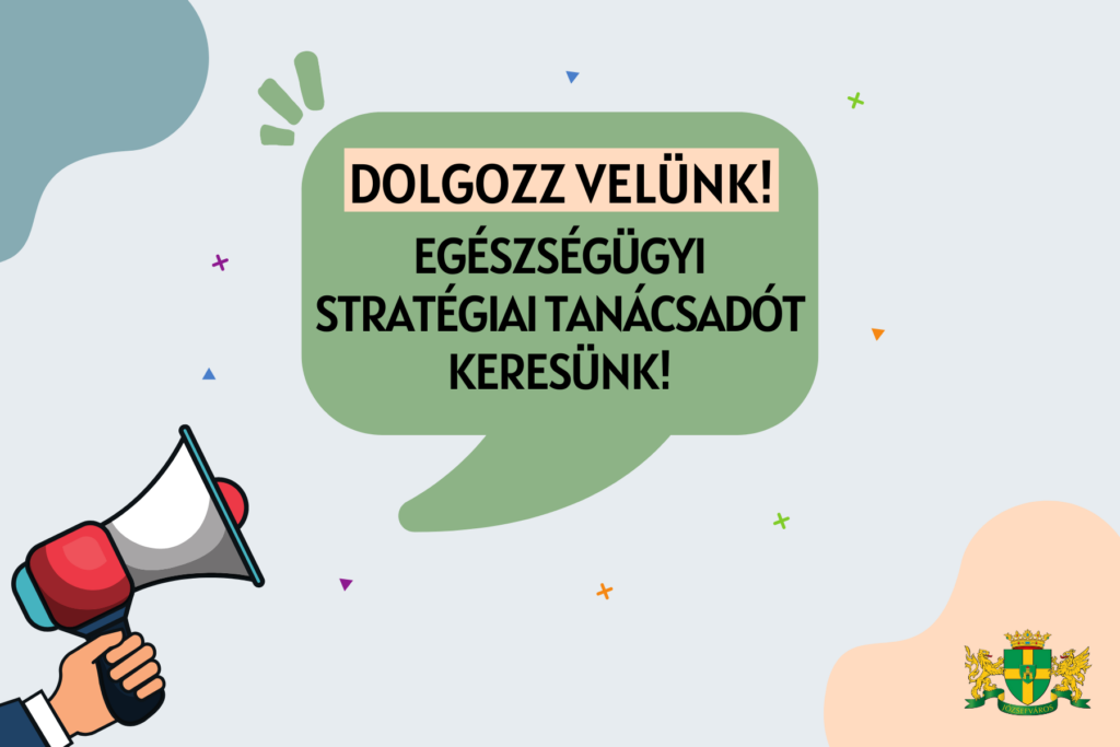 Dolgozz velünk! Egészségügyi stratégiai tanácsadót keresünk!  