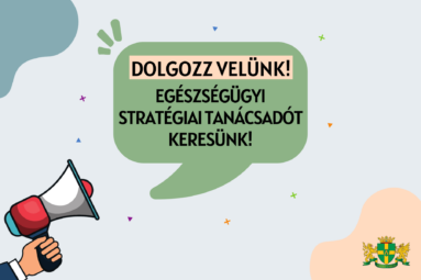 Dolgozz velünk! Egészségügyi stratégiai tanácsadót keresünk!