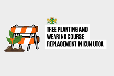 Tree planting and wearing course replacement in Kun utca