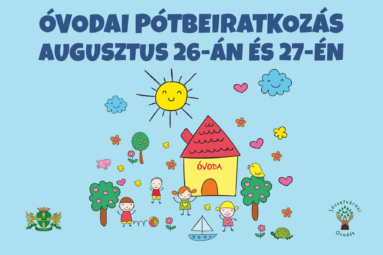 Óvodai pótbeiratkozás augusztus 26-án és 27-én