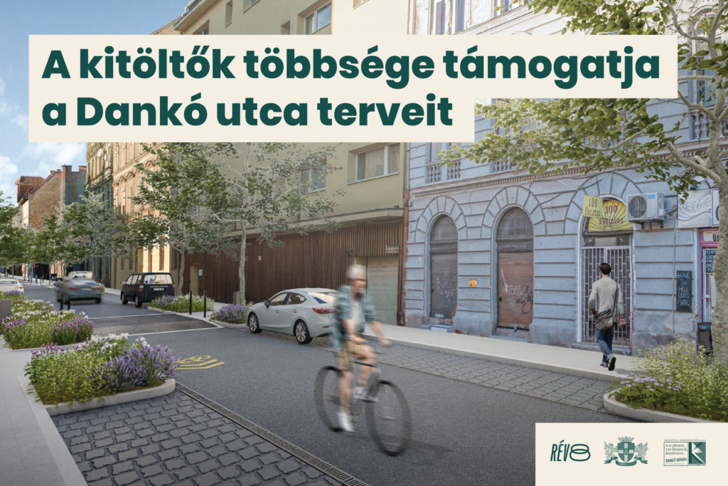 A kitöltők többsége támogatja a Dankó utca terveit  