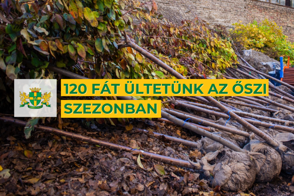 120 fát ültetünk az őszi szezonban  