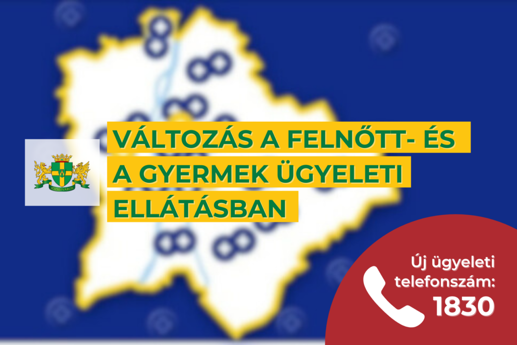 Változás a felnőtt- és a gyermek orvosi ügyeleti ellátásban  