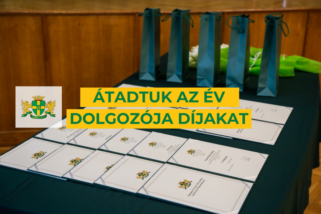 Átadtuk az év dolgozója díjakat  