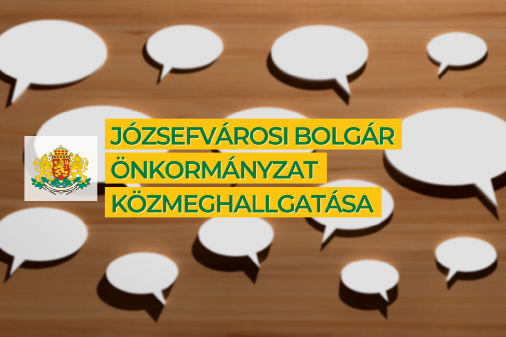 Józsefvárosi Bolgár Önkormányzat Közmeghallgatása  