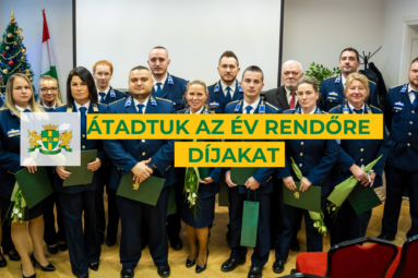 Átadtuk az év rendőre díjakat