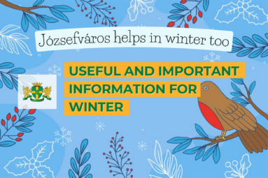 Józsefváros helps in winter too Useful and important information for winter