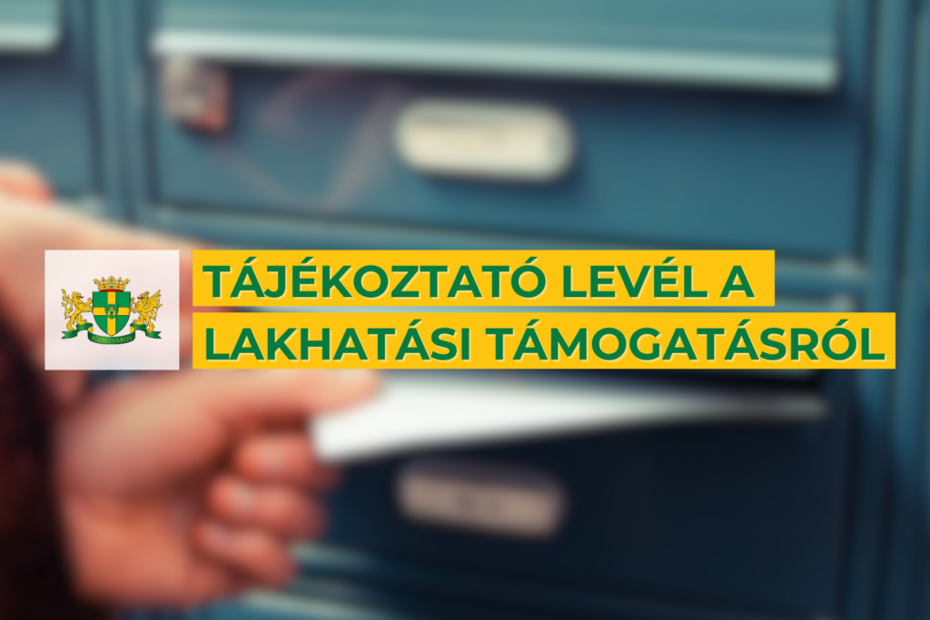 Tájékoztató levél a lakhatási támogatásról  