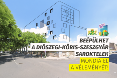 Beépülhet a Diószegi-Kőris- Szeszgyár saroktelek. Mondja el véleményét!
