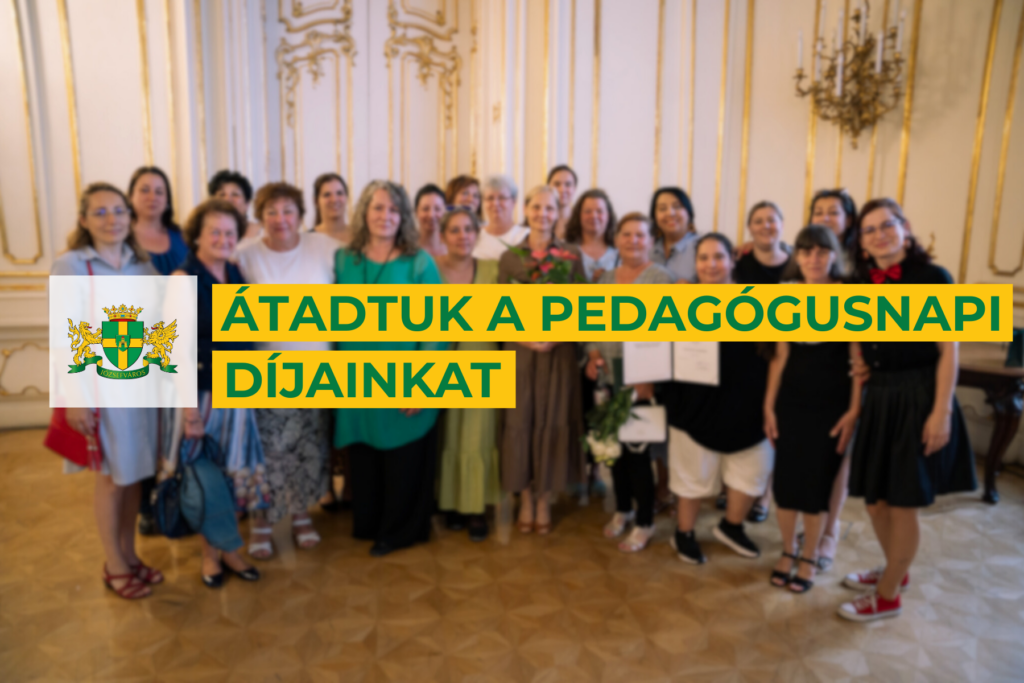 Átadtuk a pedagógusnapi díjainkat  