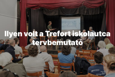 Ilyen volt a Trefort Iskolautca tervbemutatója