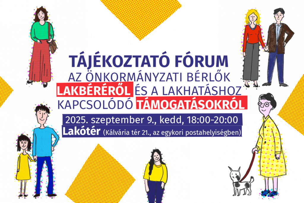 Tájékoztató fórum az önkormányzati bérlők lakbéréről és a lakhatáshoz kapcsolódó támogatásokról  
