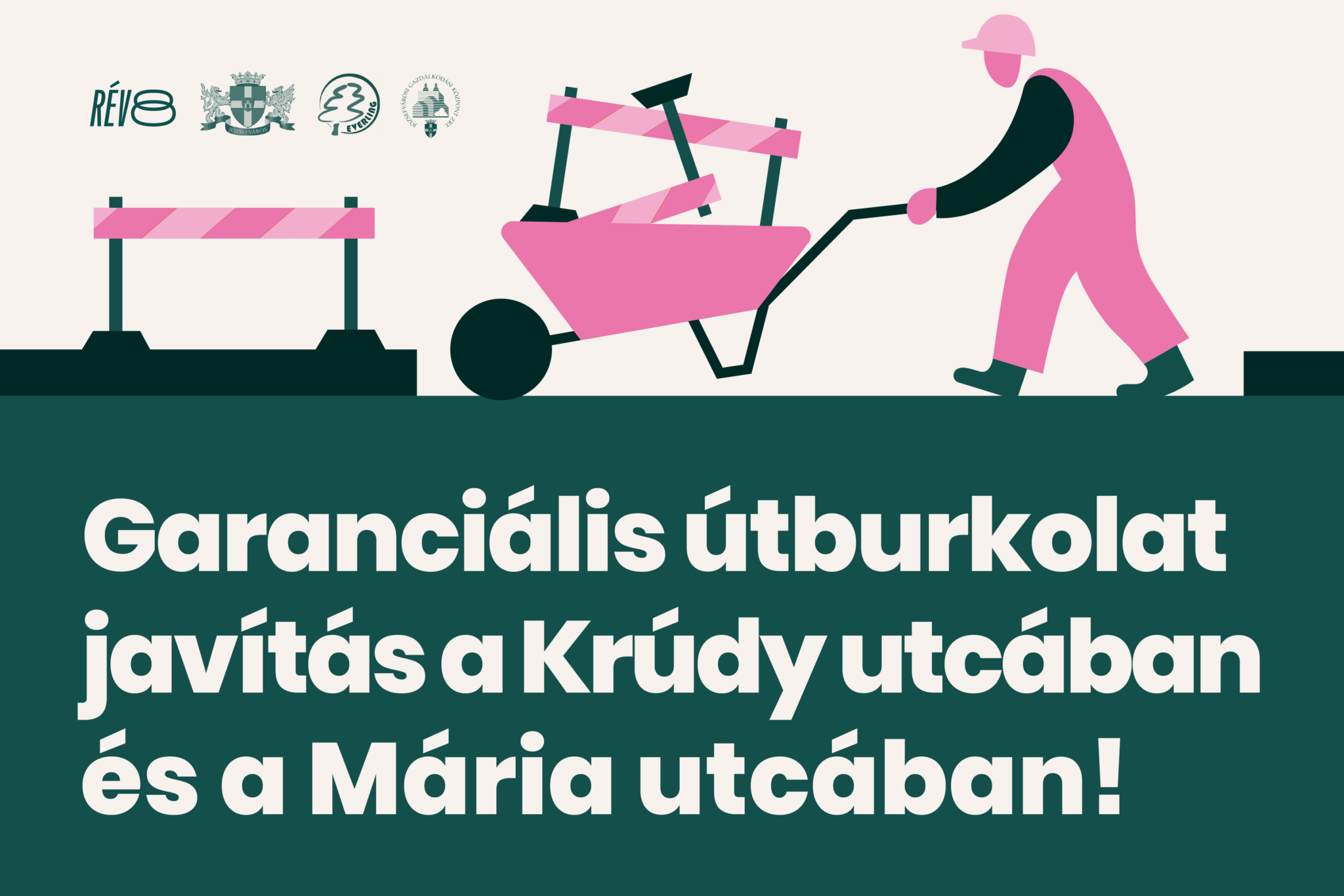 Garanciális útburkolat javítás a Krúdy és a Mária utcákban ...