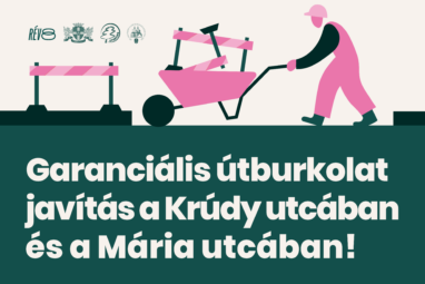 GARANCIÁLIS ÚTBURKOLAT JAVÍTÁS A KRÚDY UTCÁBAN ÉS A MÁRIA UTCÁBAN