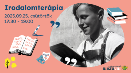 Irodalomterápia 2025. 09.25. 17.30-19.00
