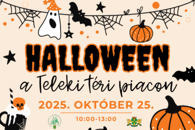 Halloween a Teleki téri piacon 2025. október 25. 10.00-13.00