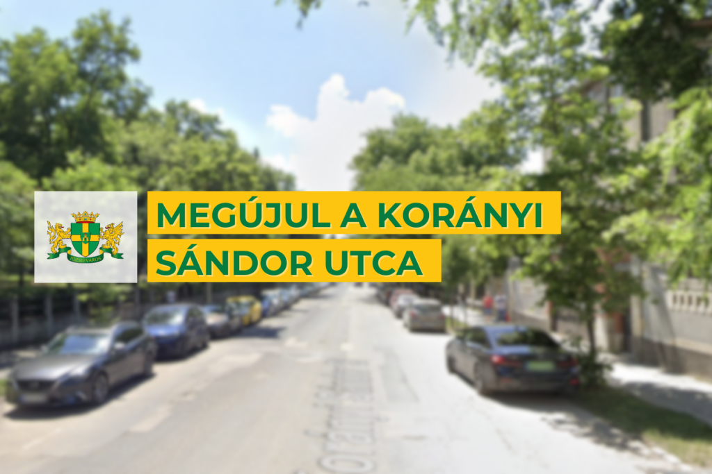 Megújul a Korányi Sándor utca