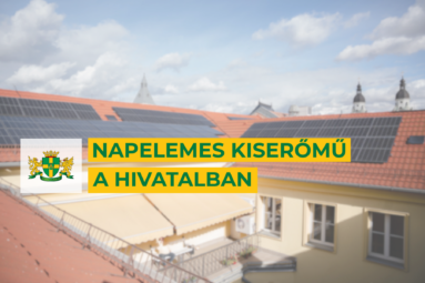 Napelemes kiserőmű a hivatalban