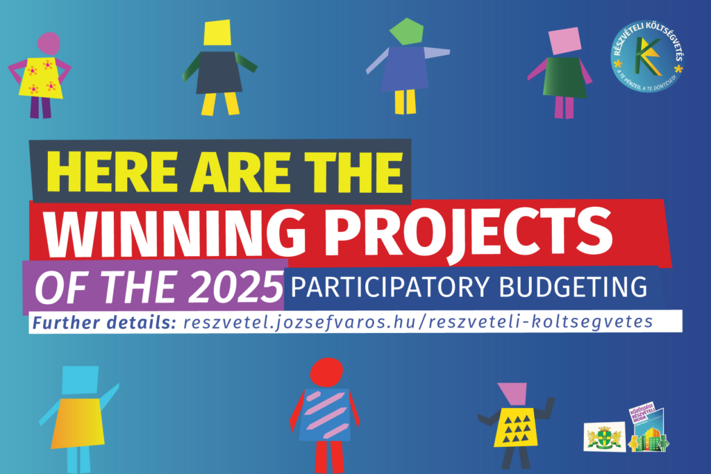 Here are the winning projects of the 2025 participatory budgeting reszvetel.jozsefvaros.hu/ reszveteli- koltsegvetes
