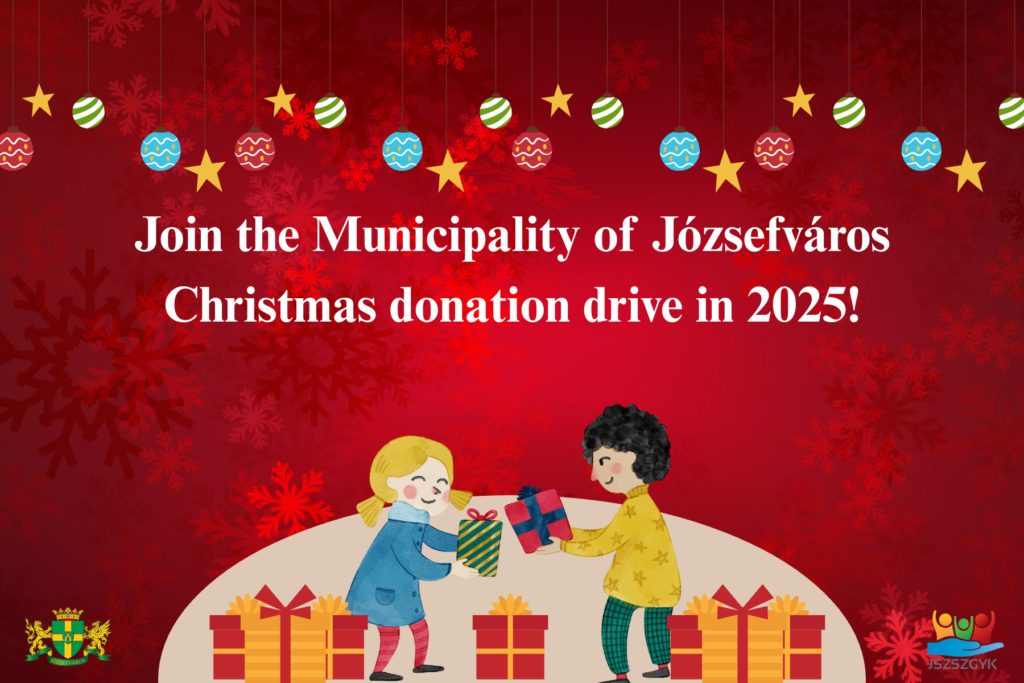 Join the municipality of Józsefváros Christmas donation drive in 2025